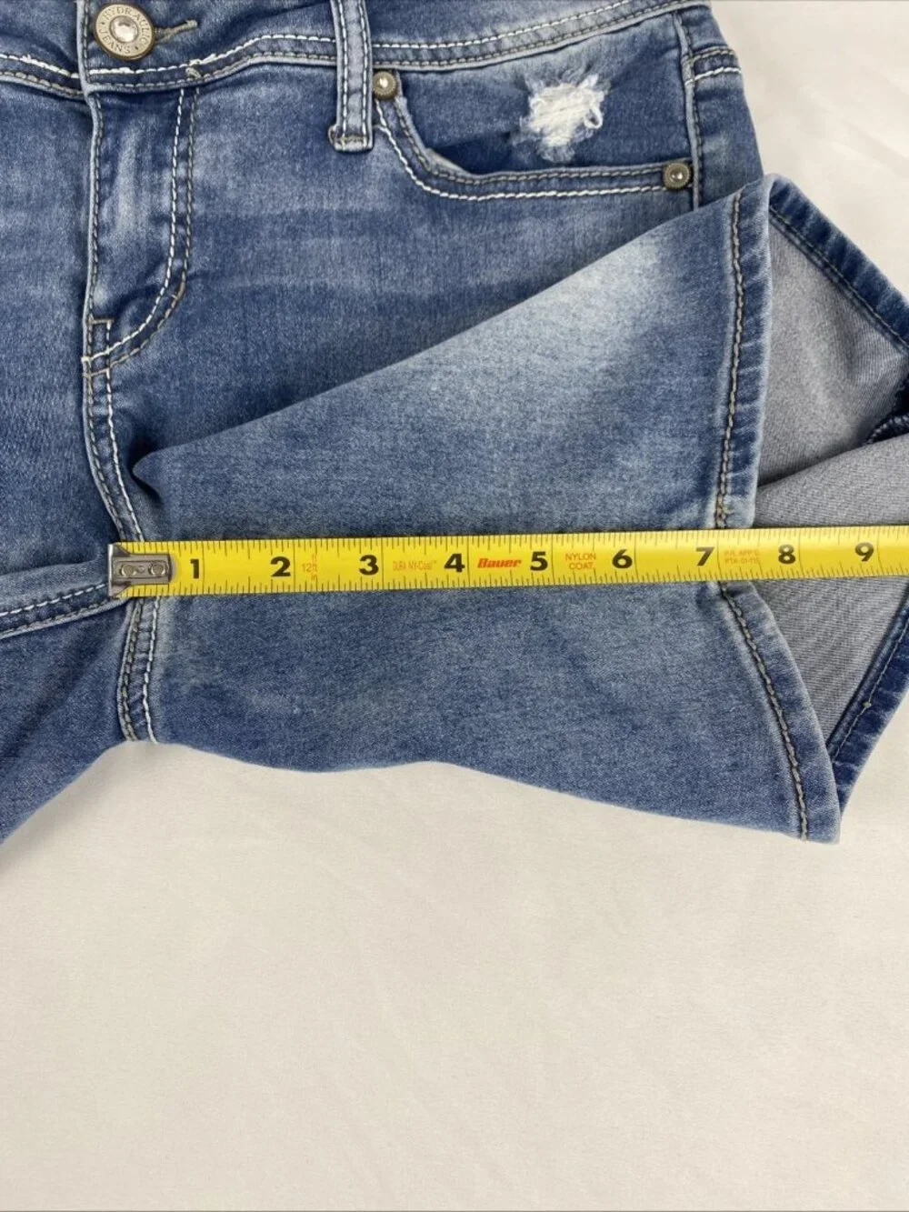 Hydraulic Lola Curvy Low Rise Stretch Jean Shorts Womens / Jrs Size 9 / 10 - Picture 7 of 9